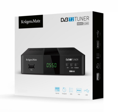 Tuner DVB-T2 H.265 HEVC Kruger&Matz - Lechpol B2B